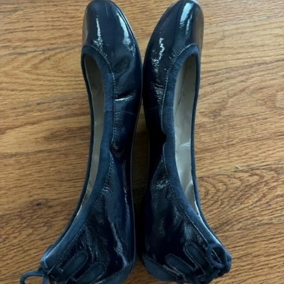 Maria Sharapova Cole Haan Air Bacara Ballet "Blazer Blue Paten Leather", Size 8B - Picture 3 of 8
